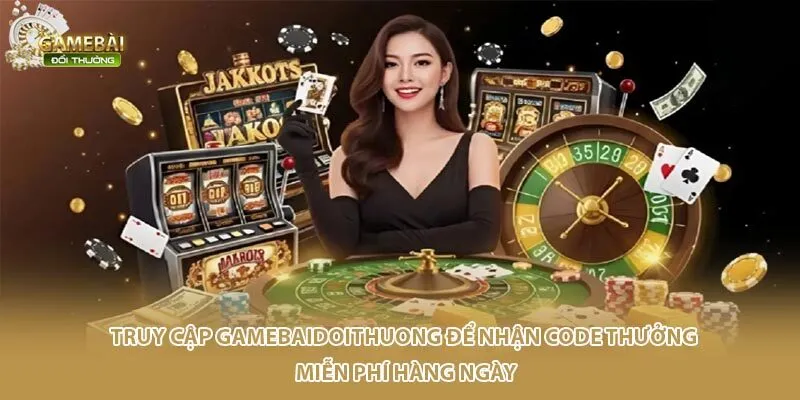 Truy cập Gamebaidoithuong để nhận code thưởng miễn phí hàng ngày